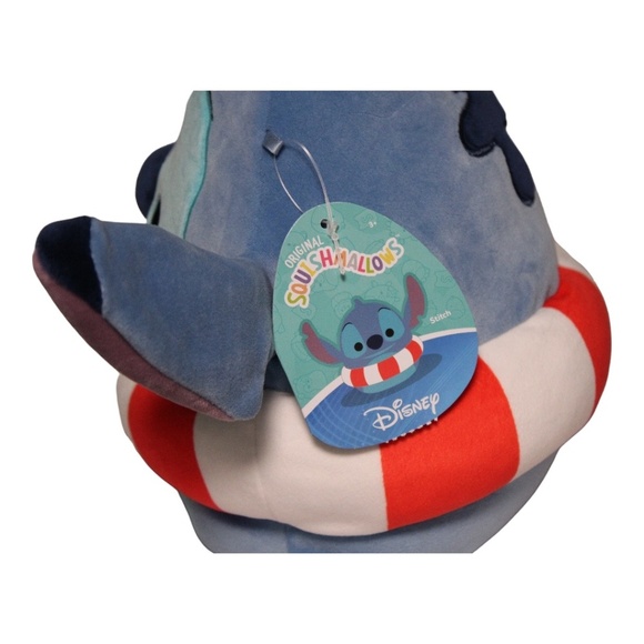 Squishmallow Disney Stitch Swim Tube Summer 8" Plush - Picture 3 of 3